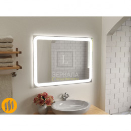 Зеркало с подогревом и подсветкой для ванной комнаты Беллона